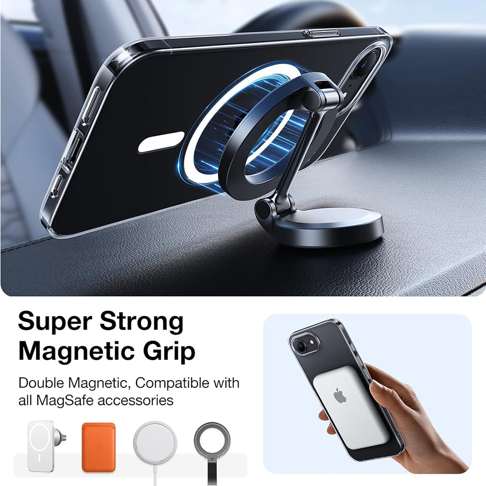 Coque MagSafe pour Apple iPhone 17e / 16e, Torras, OriginFit, Transparente