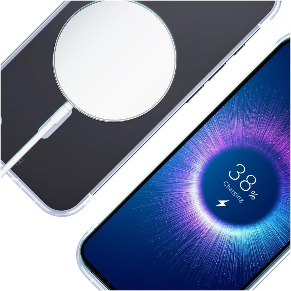 Coque MagSafe pour Apple iPhone 17, 3MK, Just20g, Transparente