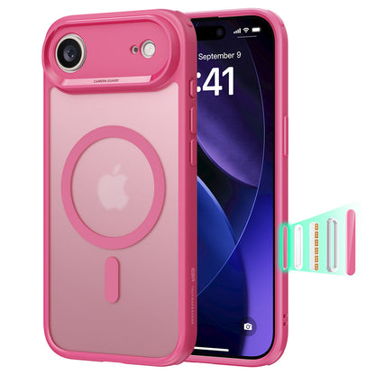Coque MagSafe pour Apple iPhone 17 Air, ESR, Classic Hybrid, Rose Satiné