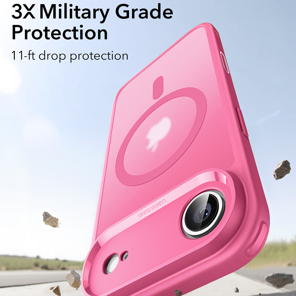Coque MagSafe pour Apple iPhone 17 Air, ESR, Classic Hybrid, Rose Satiné