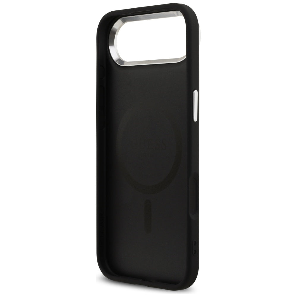 Coque MagSafe pour Apple iPhone 17 Air, Guess, Logo Classique 4G, Noire