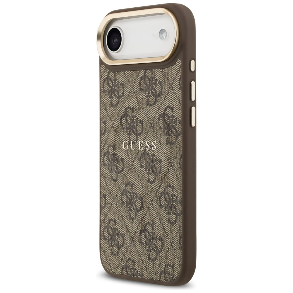 Étui MagSafe pour Apple iPhone 17 Air, Guess, 4G Classic, Marron