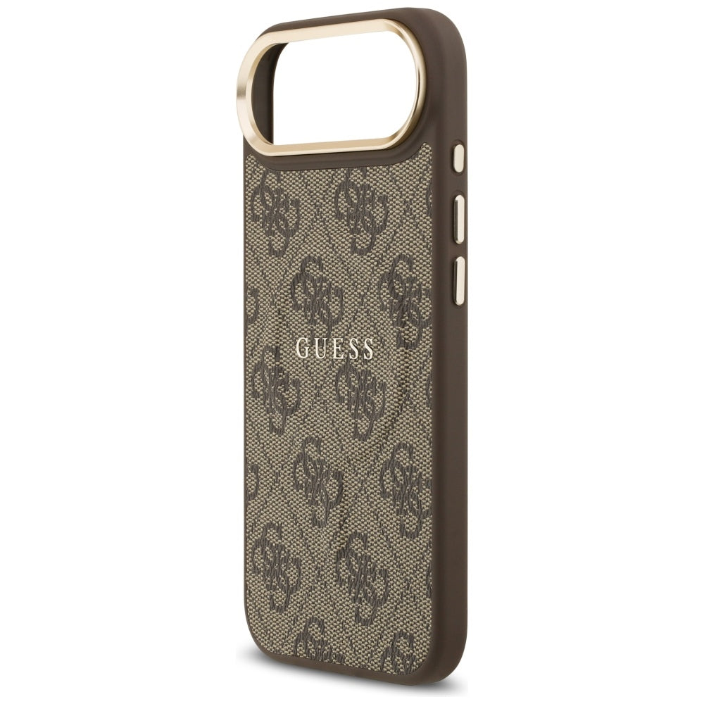 Étui MagSafe pour Apple iPhone 17 Air, Guess, 4G Classic, Marron
