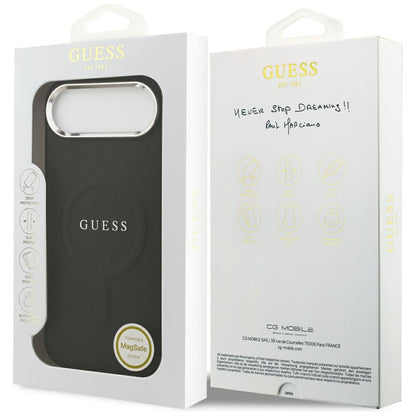 Étui MagSafe pour Apple iPhone 17 Air, Guess, Classic Logo, Noir