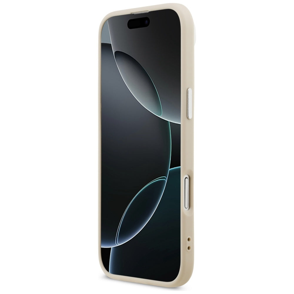 Étui MagSafe pour Apple iPhone 17 Air, Karl Lagerfeld, Karl & Choupette Pins, Beige