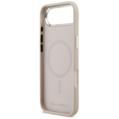 Étui MagSafe pour Apple iPhone 17 Air, Karl Lagerfeld, Karl & Choupette Pins, Rose