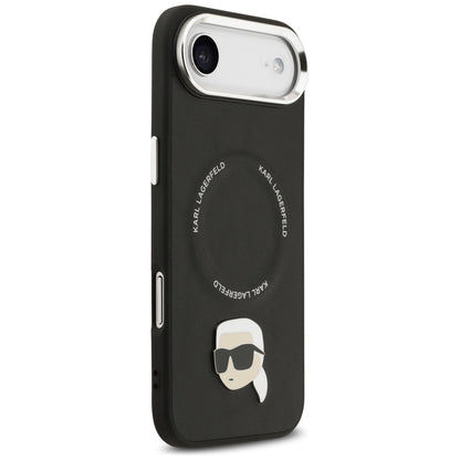MagSafe Case for Apple iPhone 17 Air, Karl Lagerfeld, Karl Pin, Black