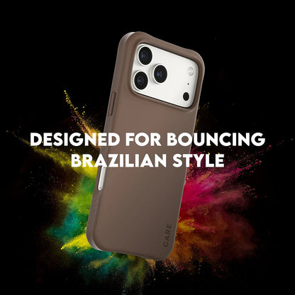 Coque MagSafe pour Apple iPhone 17 Air, PanzerGlass, Care Fashionable, Marron