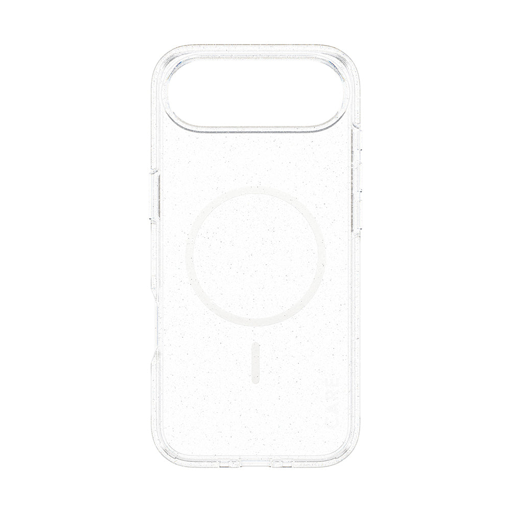 Coque MagSafe pour Apple iPhone 17 Air, PanzerGlass, Care Urban Explorer Star Lit, Transparente Blanche