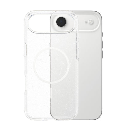 Coque MagSafe pour Apple iPhone 17 Air, PanzerGlass, Care Urban Explorer Star Lit, Transparente Blanche