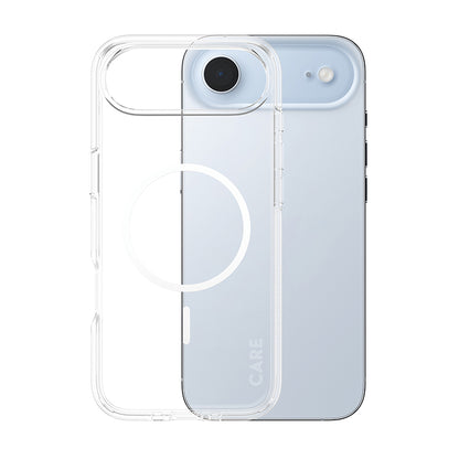 Coque MagSafe pour Apple iPhone 17 Air, PanzerGlass, Care Urban Explorer, Transparente Blanche