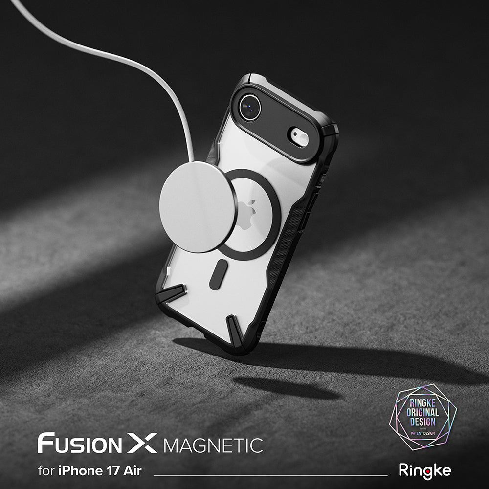 Coque MagSafe pour Apple iPhone 17 Air, Ringke, Fusion X, Noire