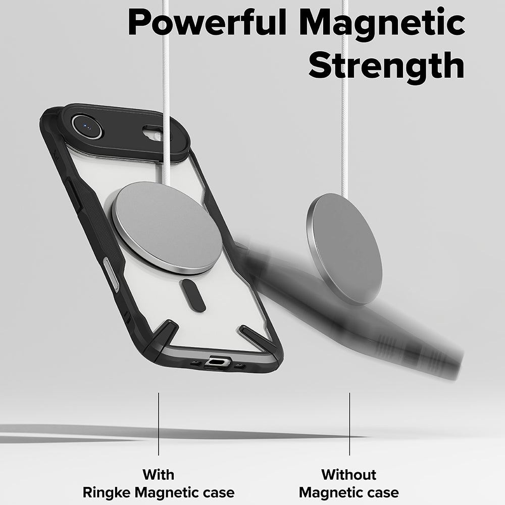 Coque MagSafe pour Apple iPhone 17 Air, Ringke, Fusion X, Noire