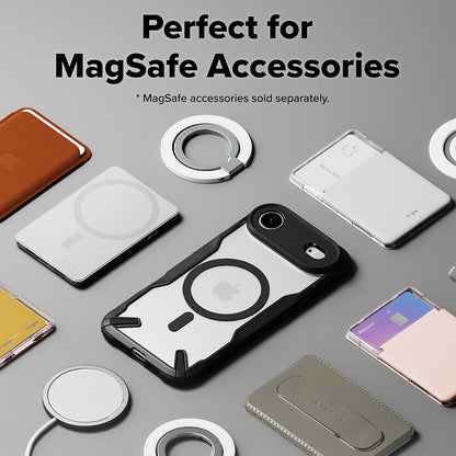 Coque MagSafe pour Apple iPhone 17 Air, Ringke, Fusion X, Noire