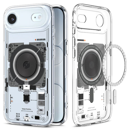 Coque MagSafe pour Apple iPhone 17 Air, Spigen, Ultra Hybrid Neo One, Transparente