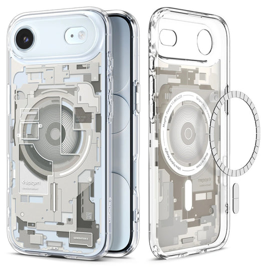 Coque MagSafe pour Apple iPhone 17 Air, Spigen, Ultra Hybrid Zero One, Beige