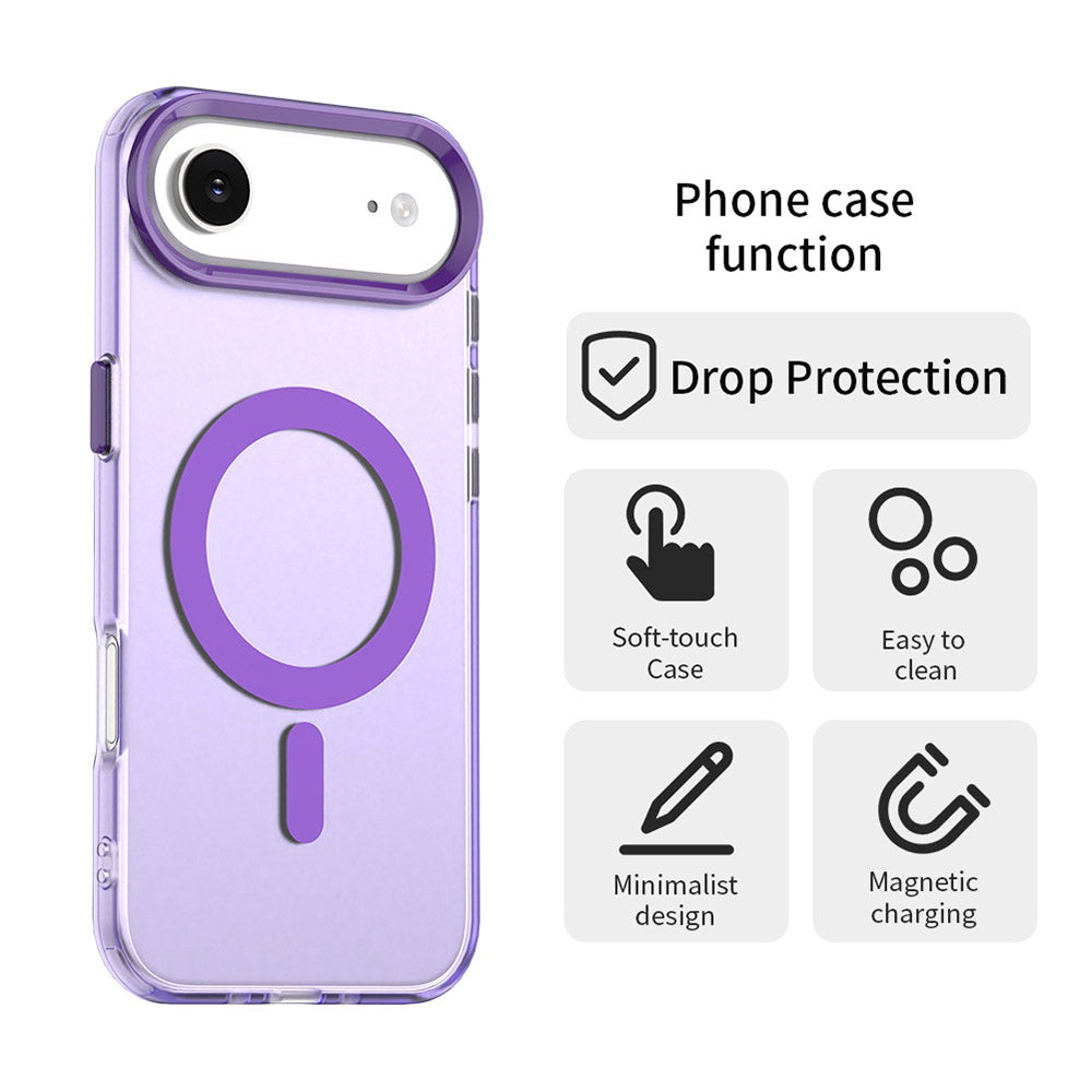 Coque MagSafe pour Apple iPhone 17 Air, Techsuit, CandyCase, Violet