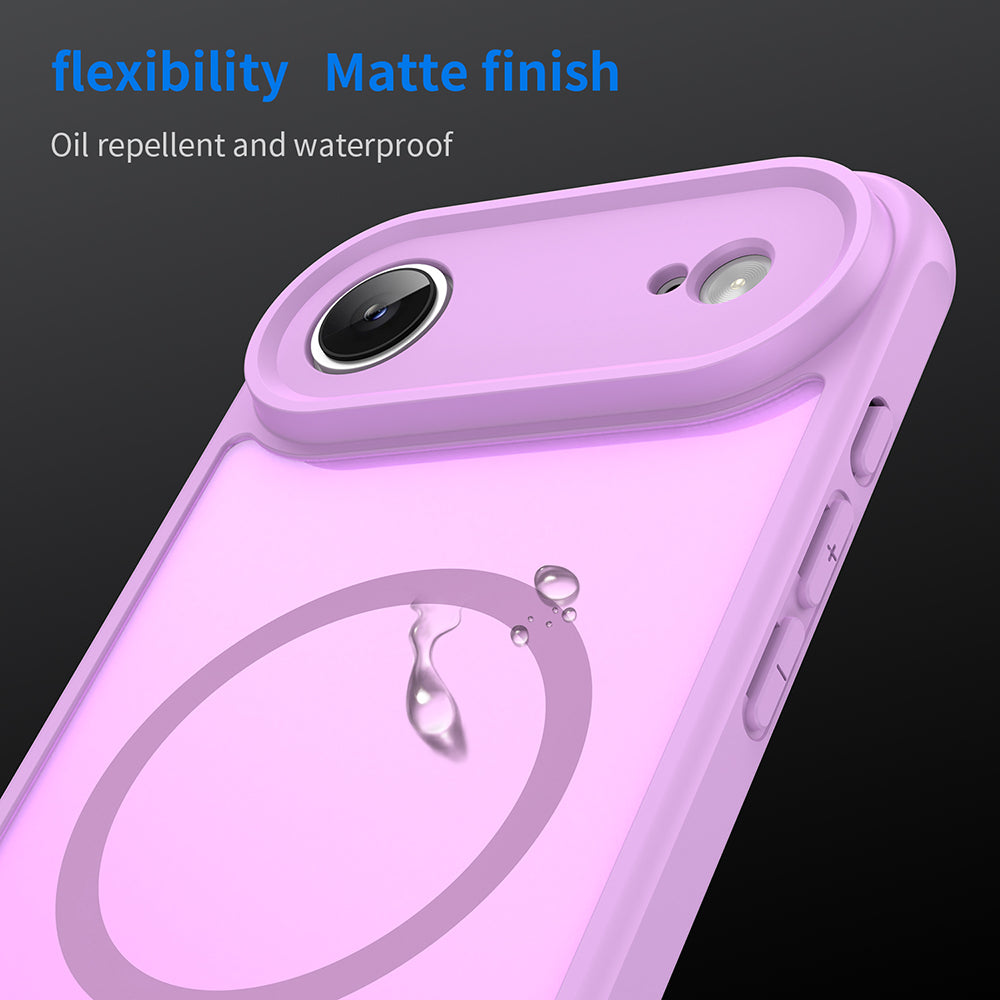Coque MagSafe pour Apple iPhone 17 Air, Techsuit, HaloFrost II, Rose