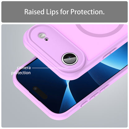 Coque MagSafe pour Apple iPhone 17 Air, Techsuit, HaloFrost II, Rose