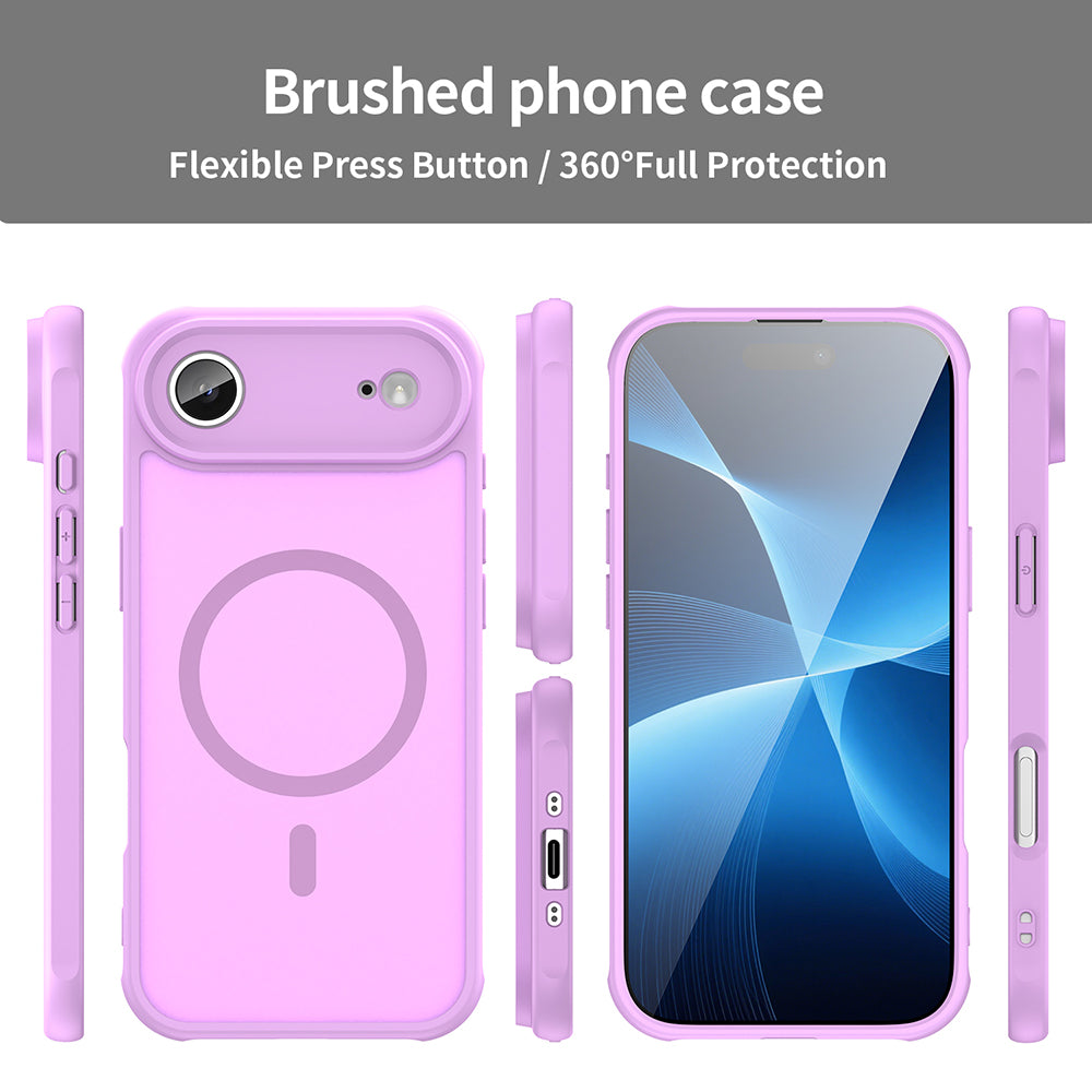 Coque MagSafe pour Apple iPhone 17 Air, Techsuit, HaloFrost II, Rose