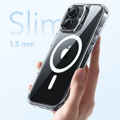 Coque MagSafe pour Apple iPhone 17, ESR, Classic Hybrid Kickstand, Transparente