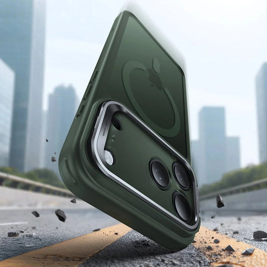 Coque MagSafe pour Apple iPhone 17, ESR, Classic Hybrid Kickstand, Vert Satiné