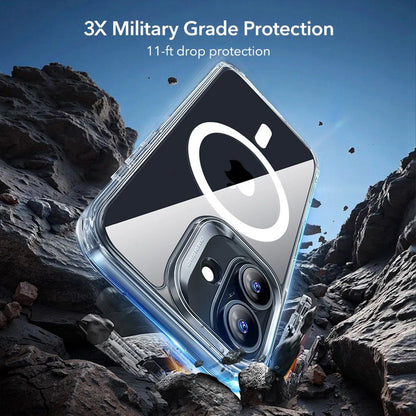 Coque MagSafe pour Apple iPhone 17, ESR, Classic Hybrid avec Protecteur d'Écran, Transparente