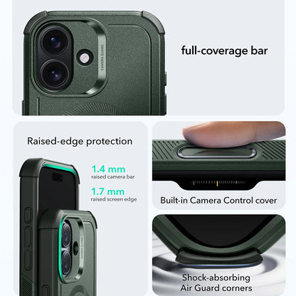 Coque MagSafe pour Apple iPhone 17, ESR, Cyber, Vert