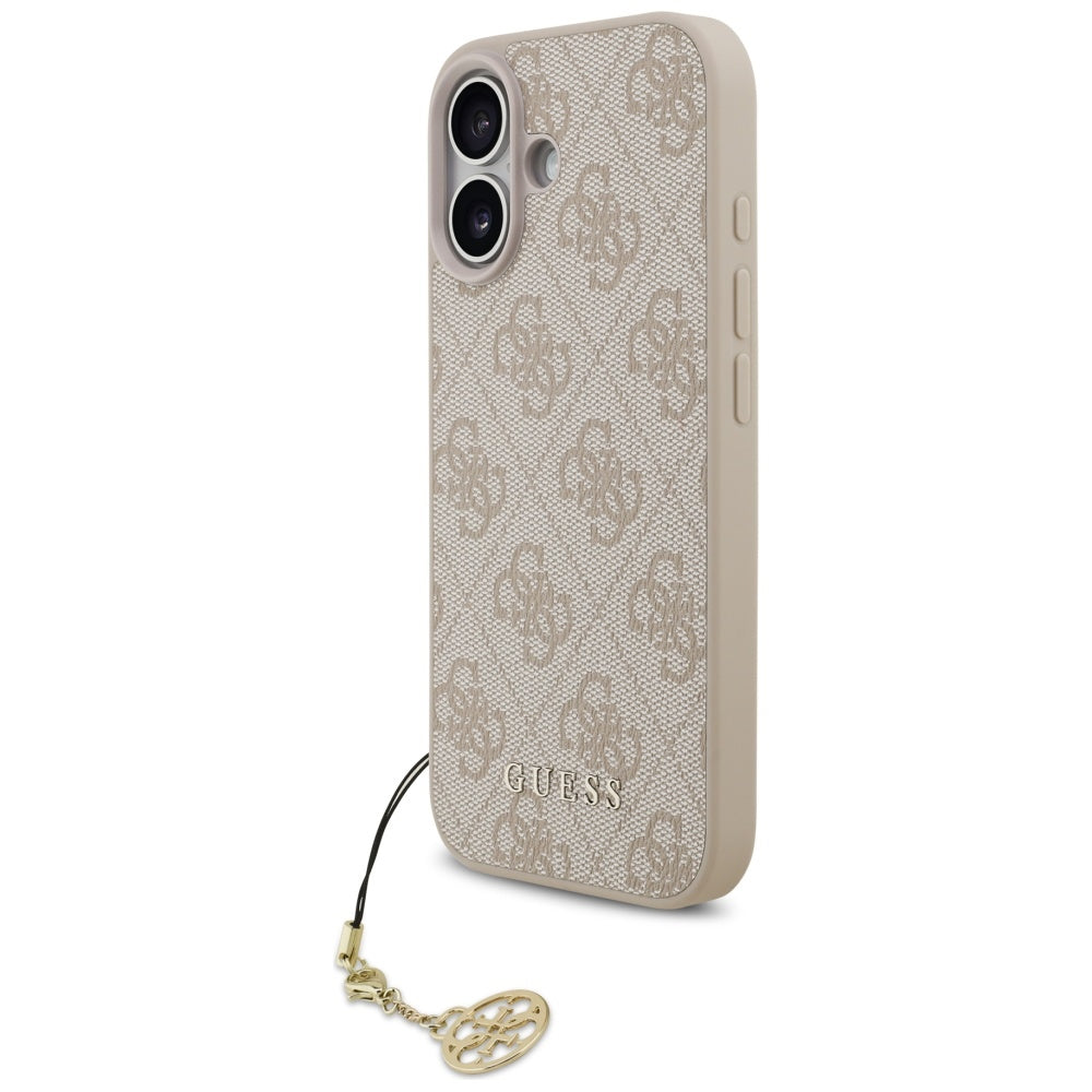 Housse MagSafe pour Apple iPhone 17, Guess, 4G Charm Cradle, Rose