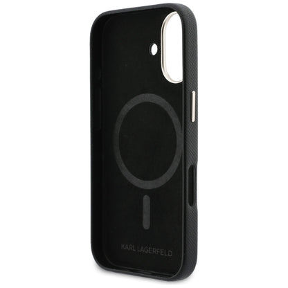 MagSafe Case for Apple iPhone 17, Karl Lagerfeld, Karl Head Logo, Black