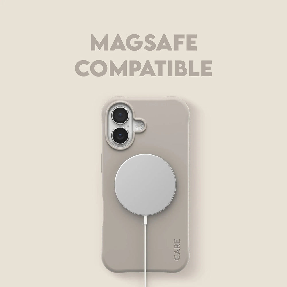 Coque MagSafe pour Apple iPhone 17, PanzerGlass, Care Fashionable, Beige