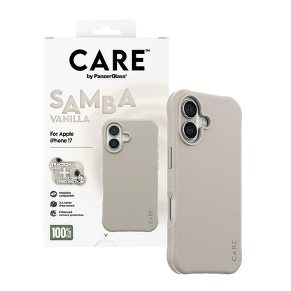 Coque MagSafe pour Apple iPhone 17, PanzerGlass, Care Fashionable, Beige