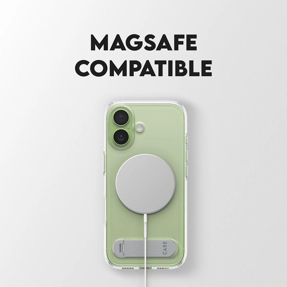 Coque MagSafe pour Apple iPhone 17, PanzerGlass, avec fonction support, Transparente