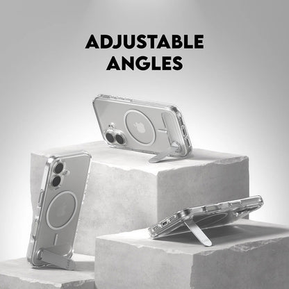 Coque MagSafe pour Apple iPhone 17, PanzerGlass, avec fonction support, Transparente