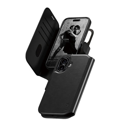 Étui MagSafe pour Apple iPhone 17, PanzerGlass, Fonction Care Tango Two-in-One, Noir