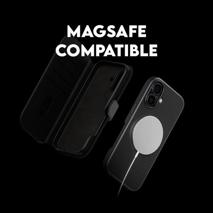 Étui MagSafe pour Apple iPhone 17, PanzerGlass, Fonction Care Tango Two-in-One, Noir