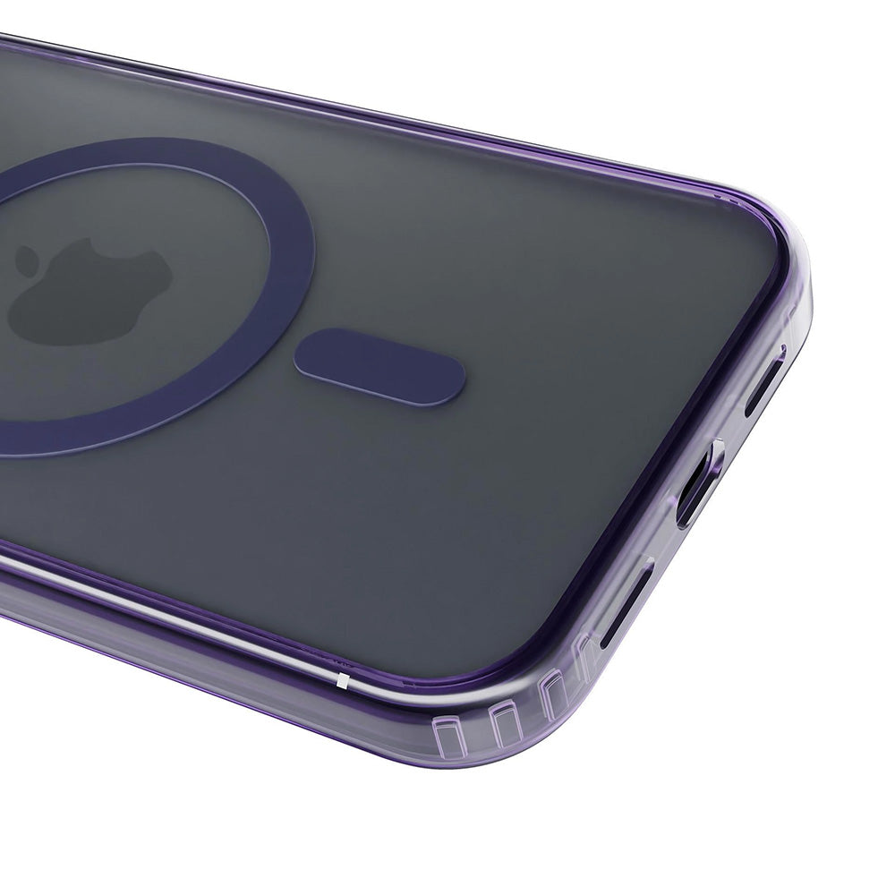 Coque MagSafe pour Apple iPhone 17 Pro, 3MK, Frosty MagCase, Violet