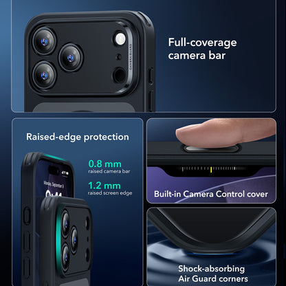 Coque MagSafe pour Apple iPhone 17 Pro, ESR, Classic Hybrid, Noir Satiné