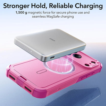 Étui MagSafe pour Apple iPhone 17 Pro, ESR, Cyber, Rose