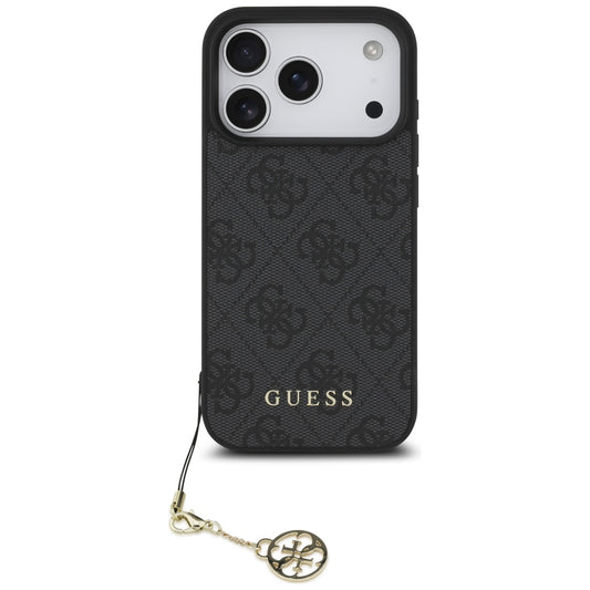Étui MagSafe pour Apple iPhone 17 Pro, Guess, 4G Charm Cradle, Noir