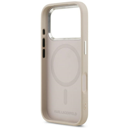 Étui MagSafe pour Apple iPhone 17 Pro, Karl Lagerfeld, Choupette Pin, Rose