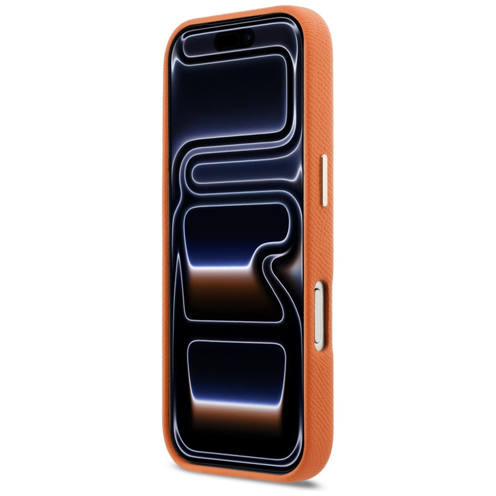 Coque MagSafe pour Apple iPhone 17 Pro, Karl Lagerfeld, Logo Karl Head, Orange