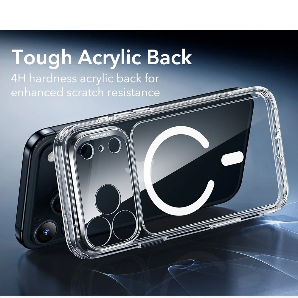 Coque MagSafe pour Apple iPhone 17 Pro Max, ESR, Classic Hybrid, Transparente