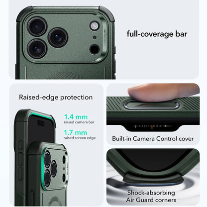 Coque MagSafe pour Apple iPhone 17 Pro Max, ESR, Cyber, Vert
