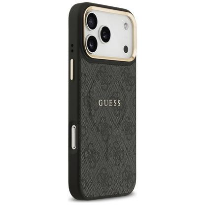 Coque MagSafe pour Apple iPhone 17 Pro Max, Guess, 4G Classic, Noire