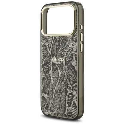 MagSafe Case for Apple iPhone 17 Pro Max, Guess, Python Pattern, Black