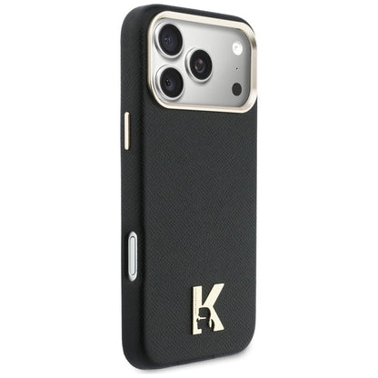 MagSafe Case for Apple iPhone 17 Pro Max, Karl Lagerfeld, Karl Head Logo, Black
