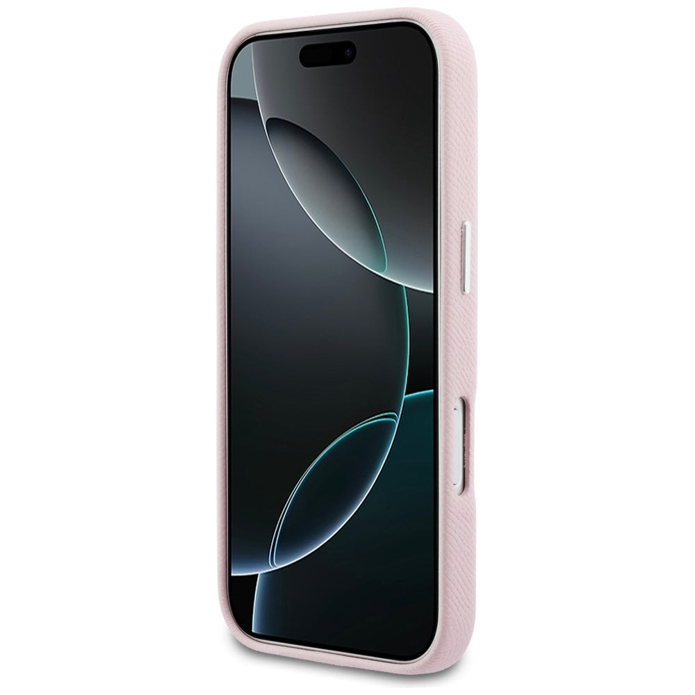 Étui MagSafe pour Apple iPhone 17 Pro Max, Karl Lagerfeld, logo Karl Head, Rose