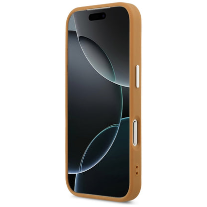 Étui MagSafe pour Apple iPhone 17 Pro Max, Karl Lagerfeld, Point & Metal Logo, Marron