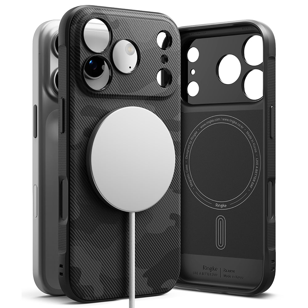 Coque MagSafe pour Apple iPhone 17 Pro Max, Ringke, Onyx, Camouflage